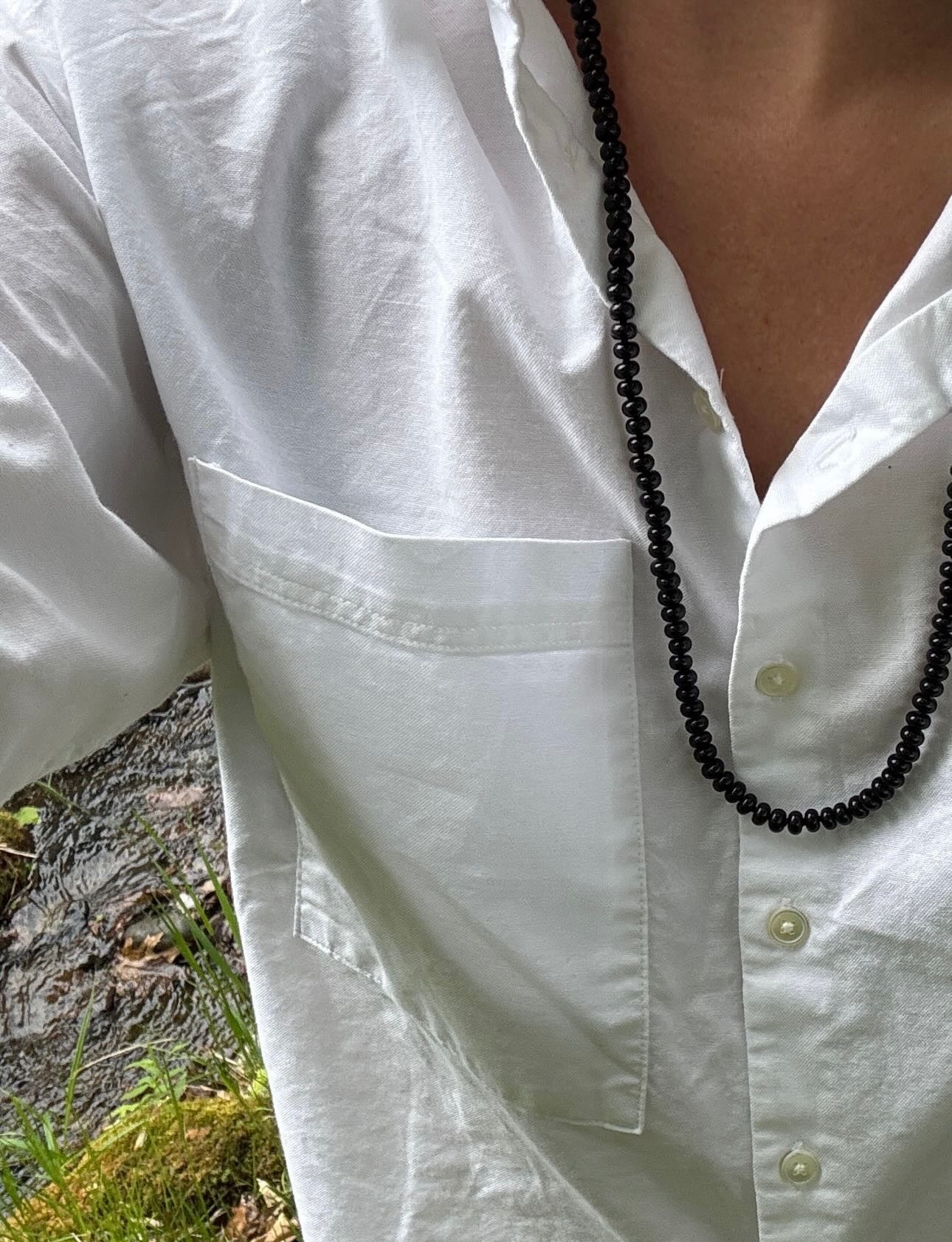 Hand Knotted Onyx Necklace