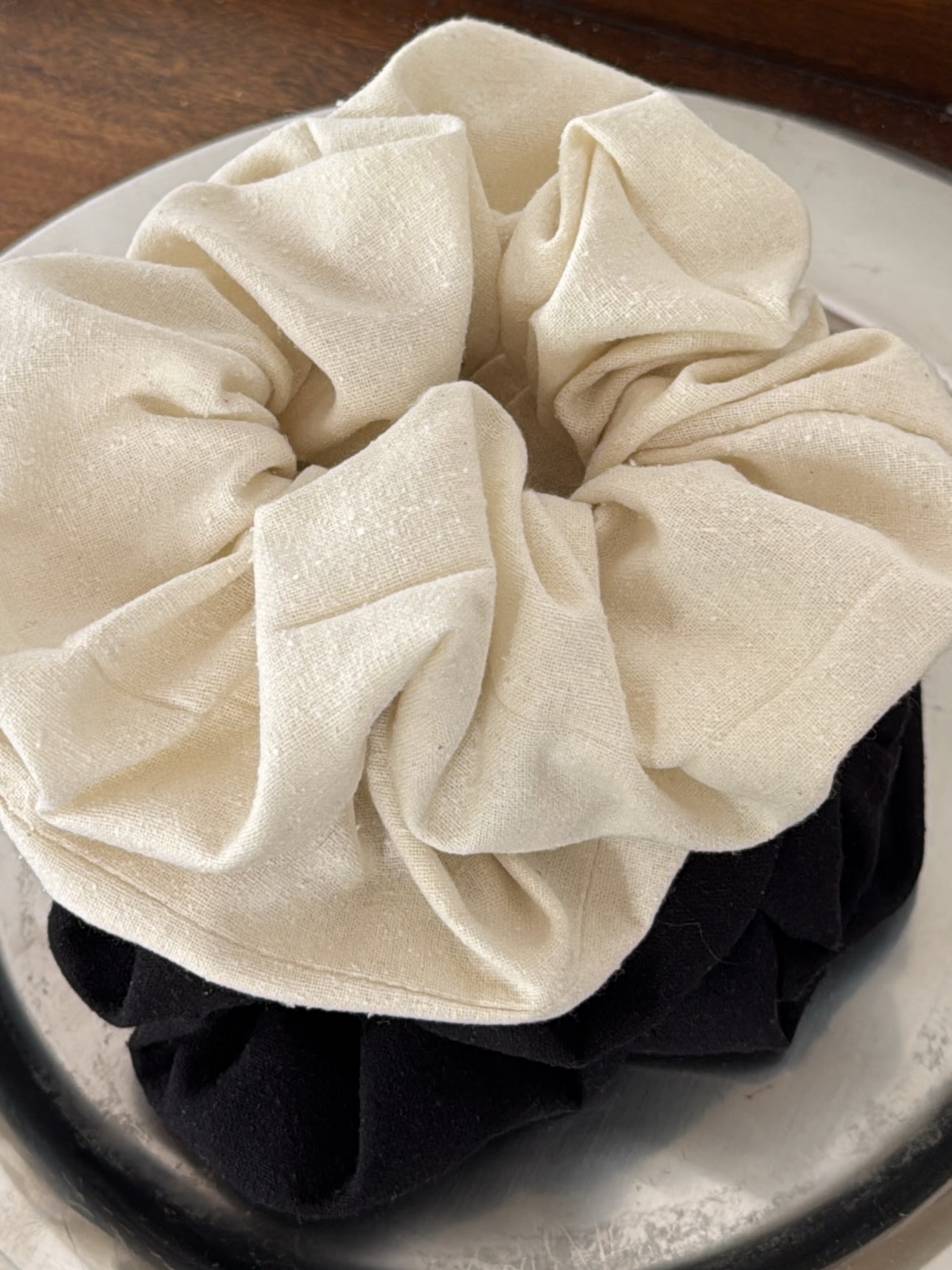 The Raw Silk Scrunchie