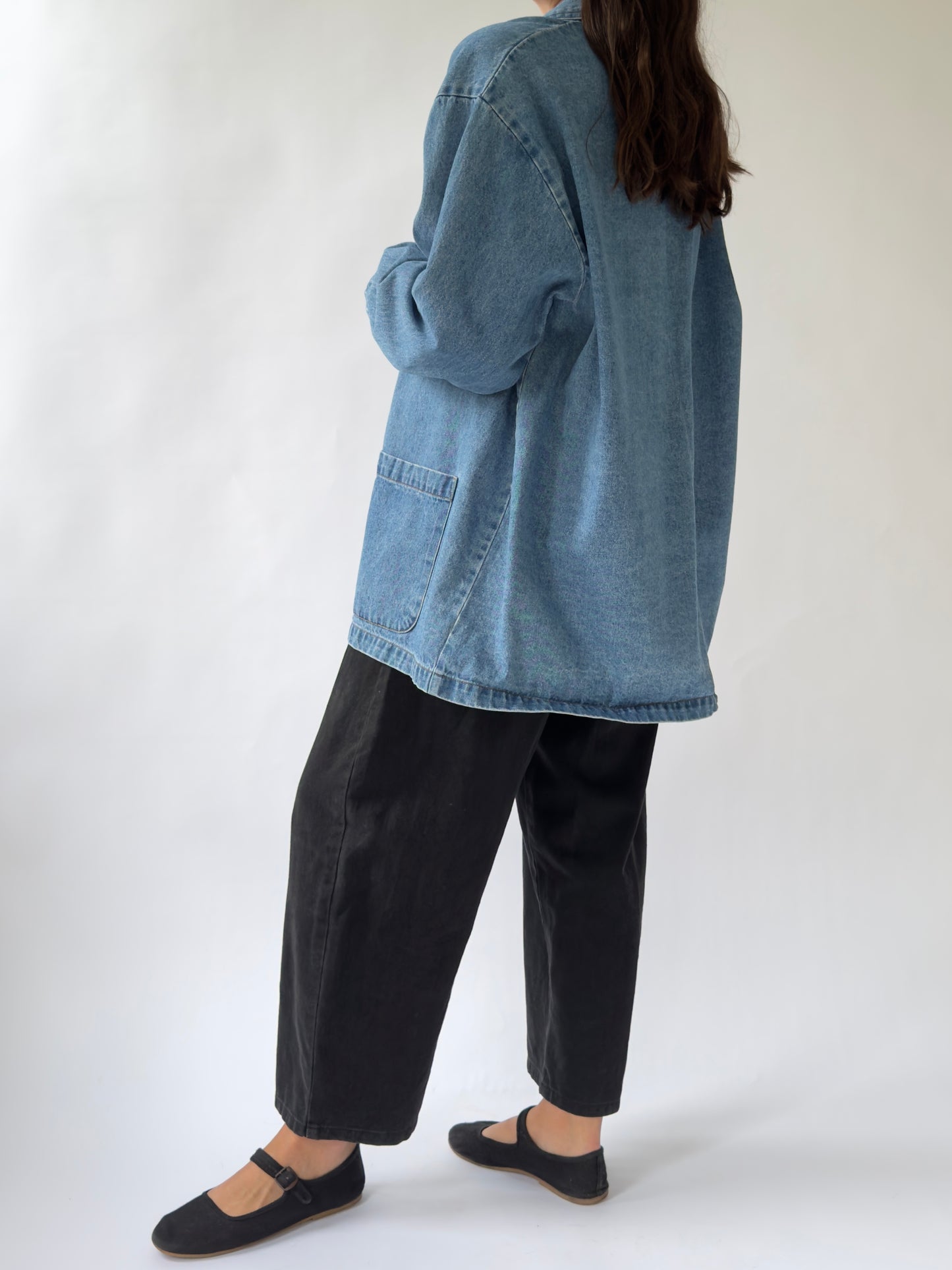 Vintage Denim Chore Coat