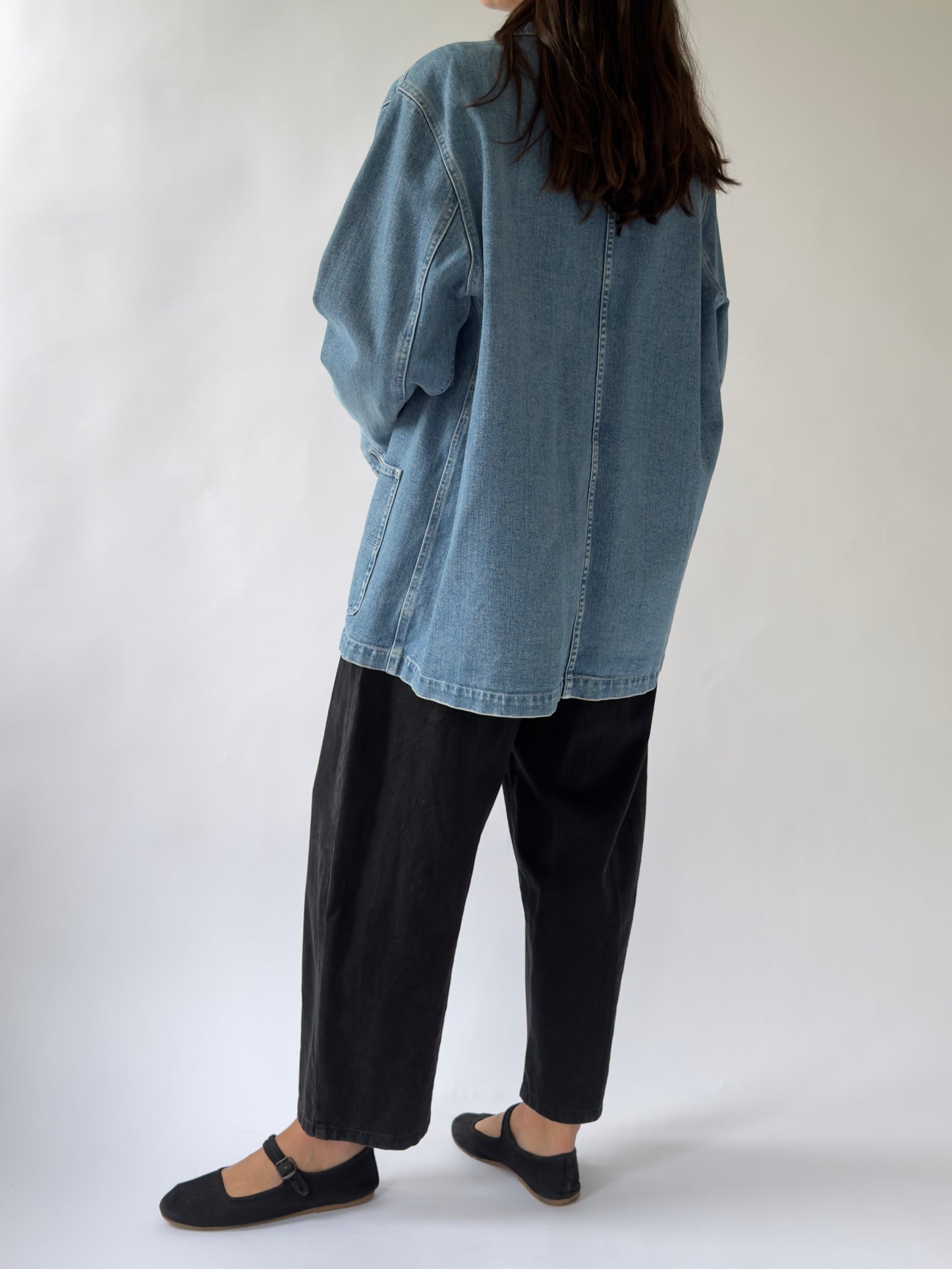 Vintage Denim Chore Coat