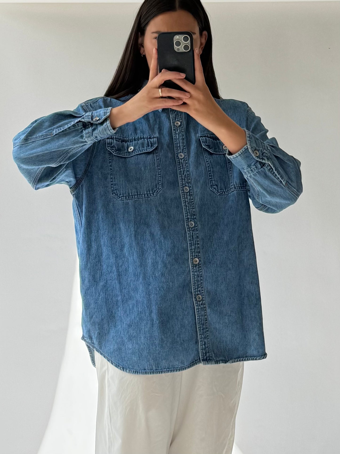 Vintage Denim Work Shirt