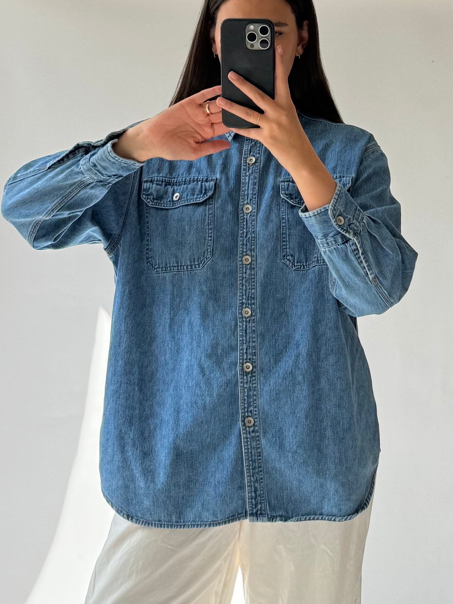 Vintage Denim Work Shirt