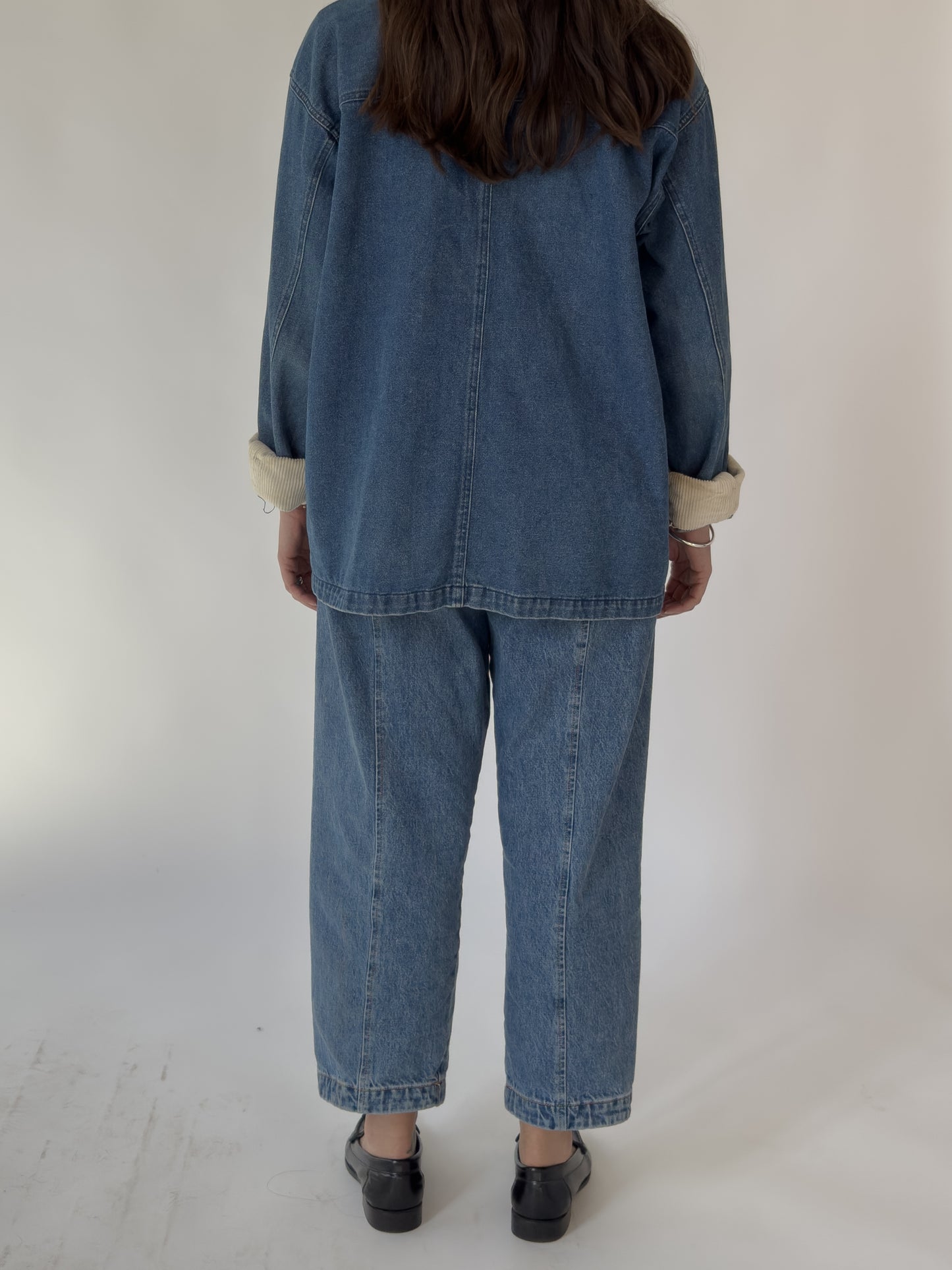 Vintage Denim Chore Coat