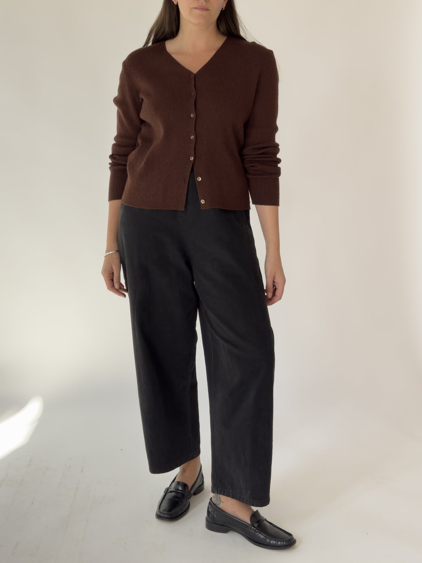 Vintage Italian Merino Wool Cardigan