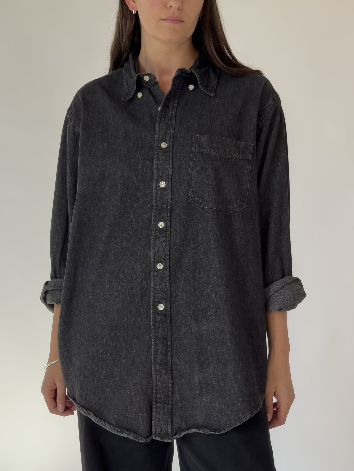 Vintage J Crew Denim Button Up