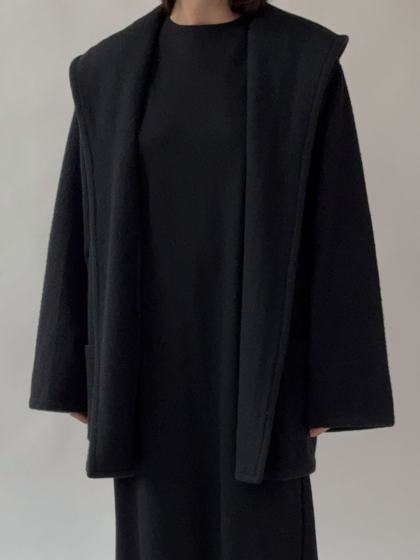 Vintage Wool Wrap Coat