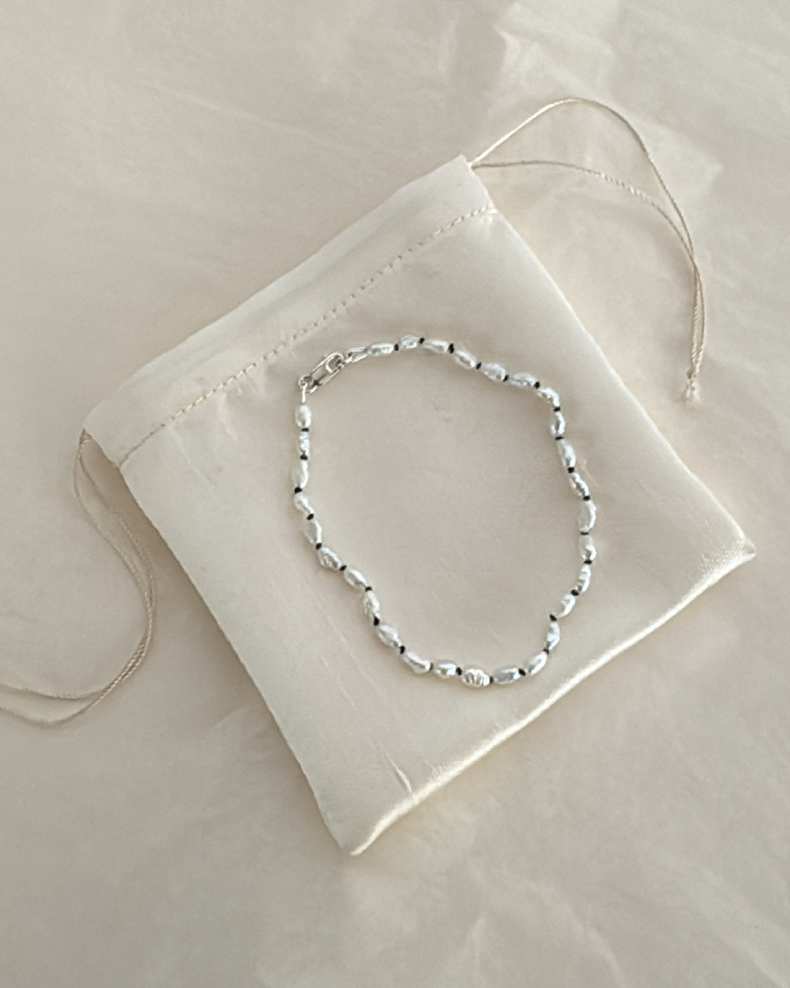 Hand Knotted Pearl Bracelet