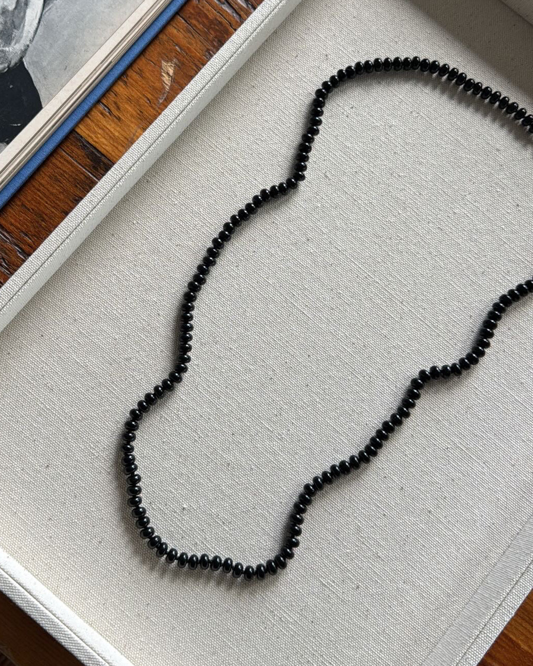 Hand Knotted Onyx Necklace