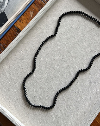 Hand Knotted Onyx Necklace