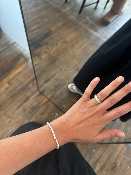 Hand Knotted Pearl Bracelet