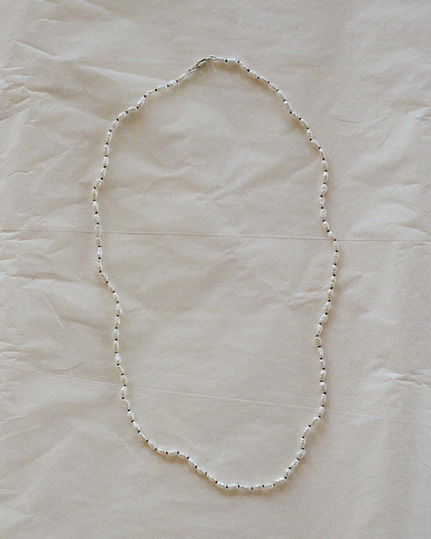 Hand Knotted Pearl Neckalce