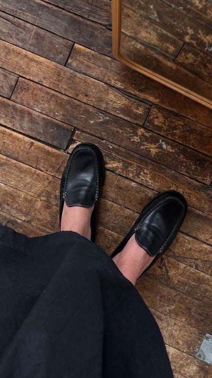 90s Leather Slides