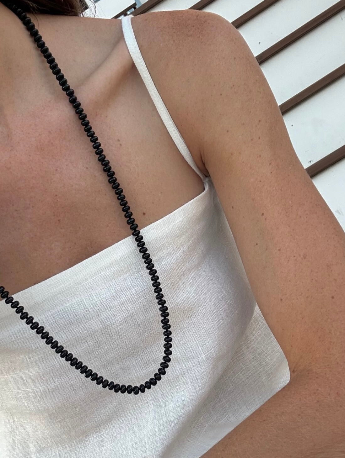 Hand Knotted Onyx Necklace
