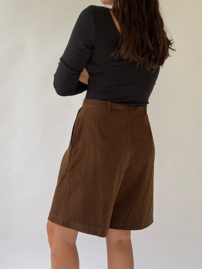 Vintage Faux Suede Shorts