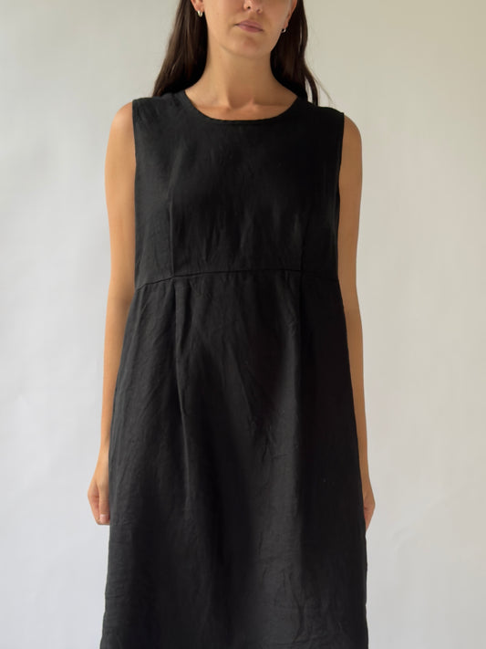 Vintage FLAX Linen Dress