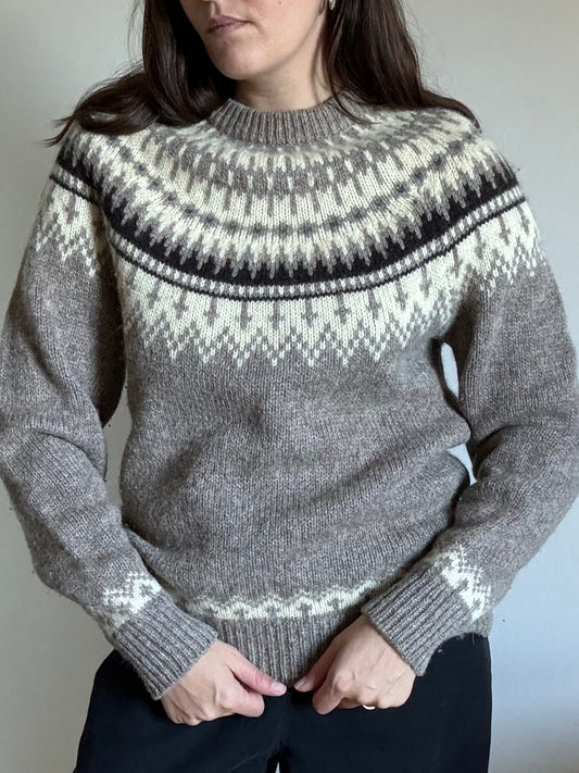 Vintage Wool Fair Isle Sweater