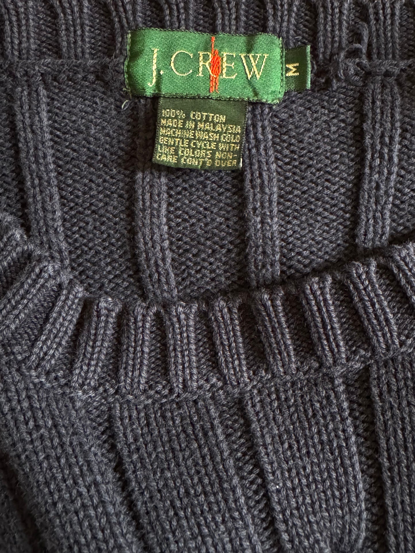 Vintage 90s J Crew Cotton Knit