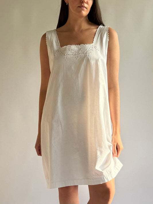 Antique French Linen Nightgown