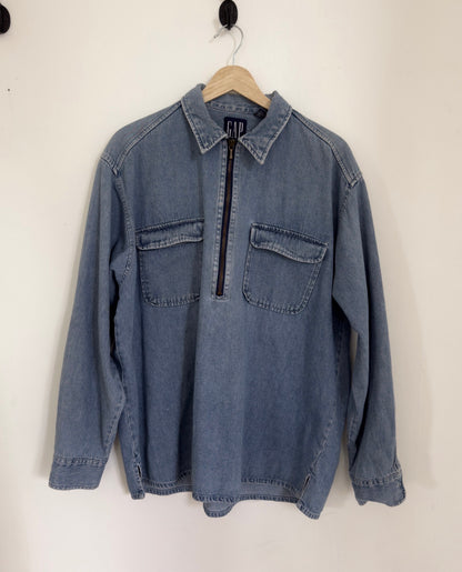 Denim Pullover