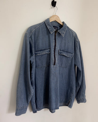 Denim Pullover