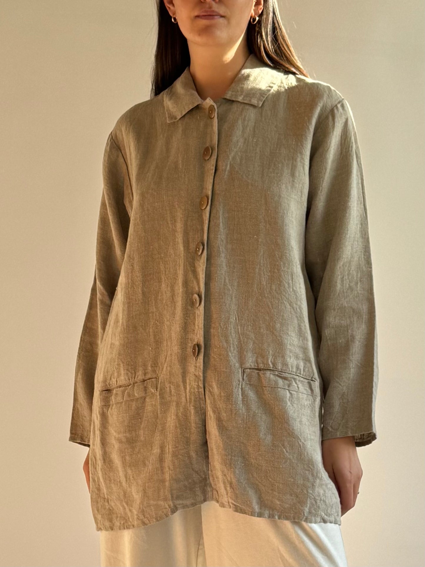 Vintage FLAX Linen Jacket