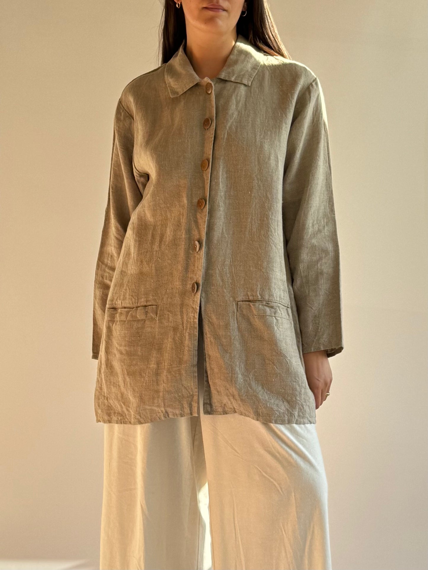 Vintage FLAX Linen Jacket