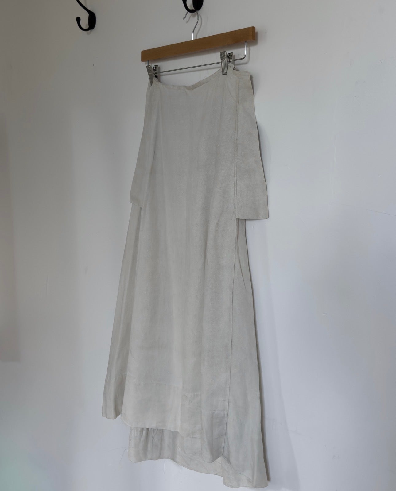 Antique French Linen Skirt