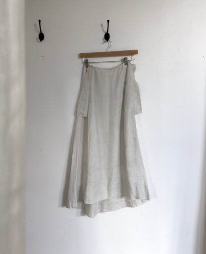Antique French Linen Skirt
