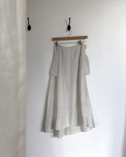 Antique French Linen Skirt