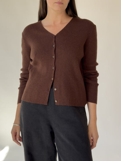 Vintage Italian Merino Wool Cardigan