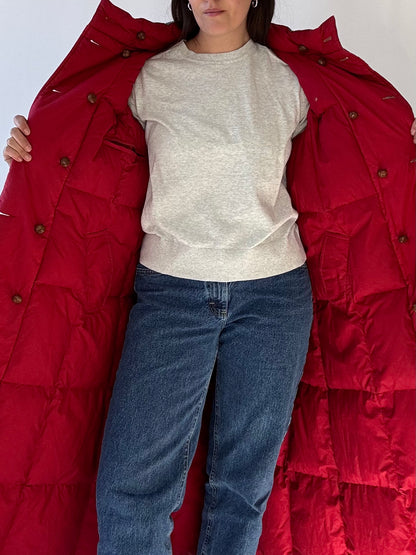 Vintage Reversible Goose Down Puffer