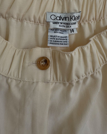Calvin Klein Silk Trousers
