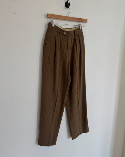 Raw Silk Trousers