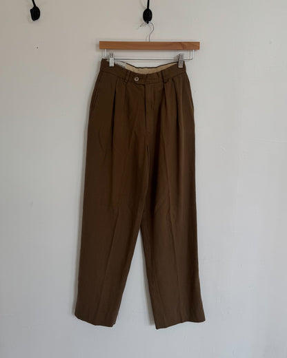 Raw Silk Trousers