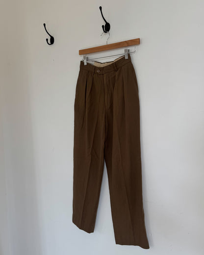 Raw Silk Trousers