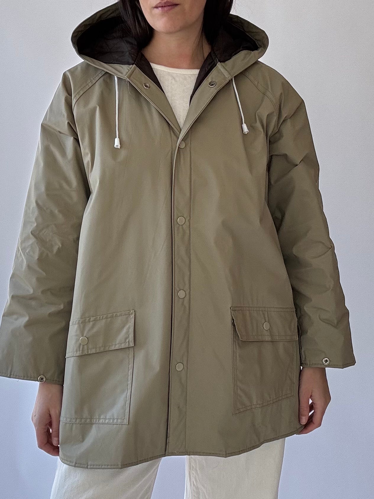 Vintage Lined Rain Jacket