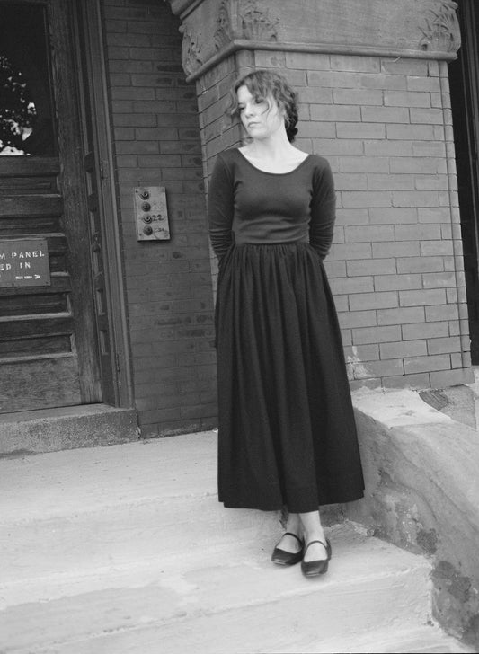 The Raw Silk Skirt