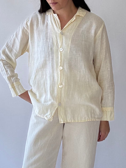 Vintage FLAX Linen Shirt