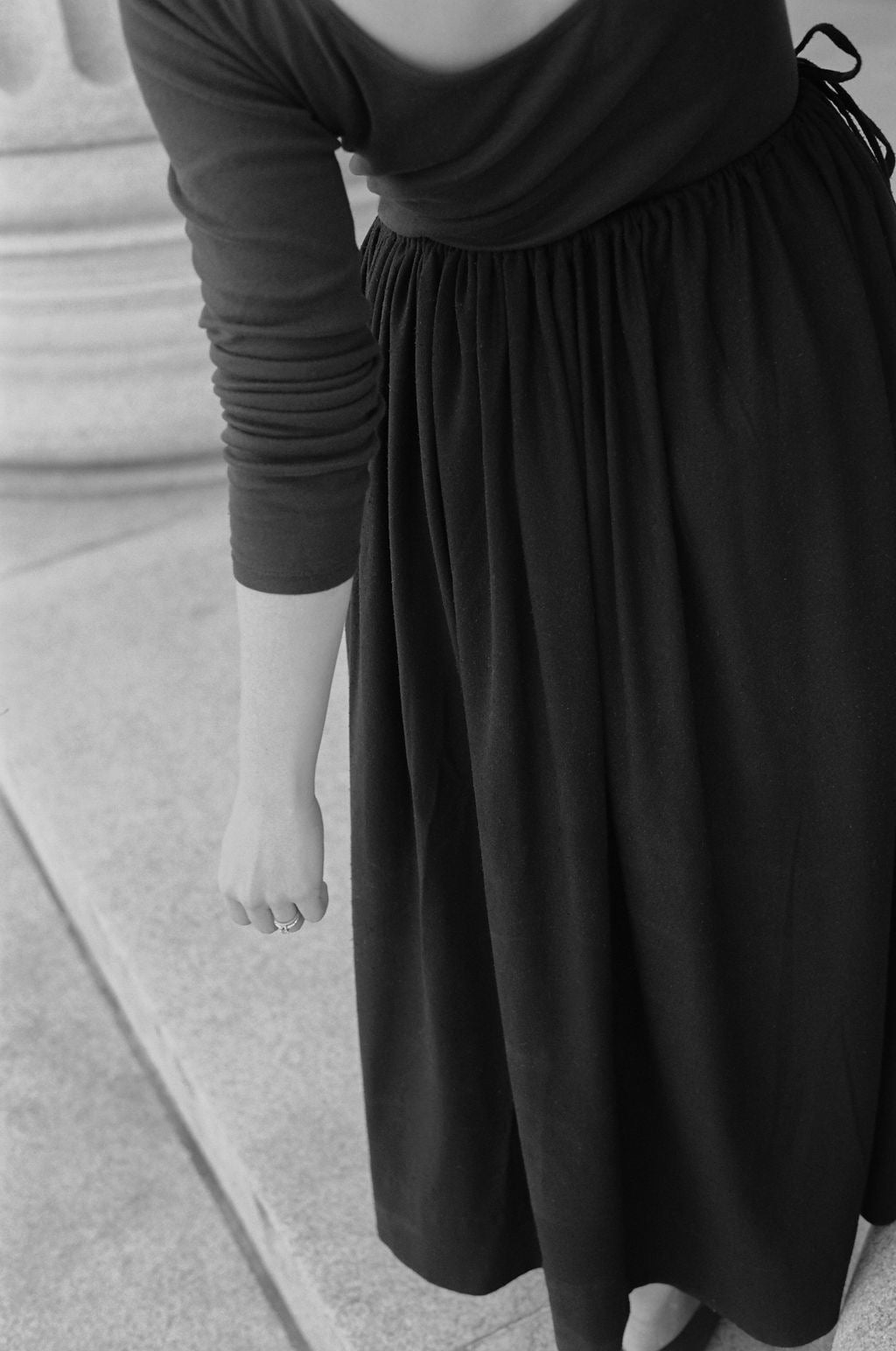 The Raw Silk Skirt