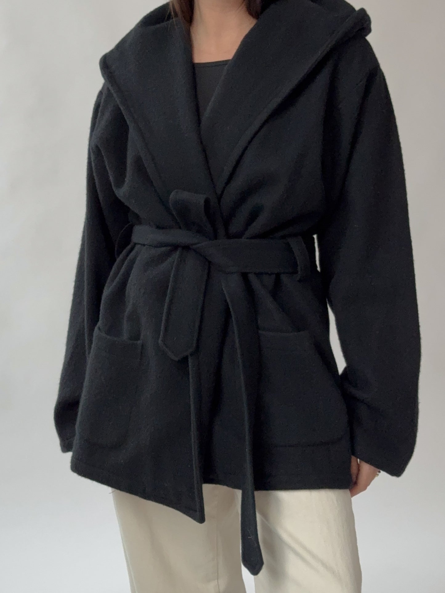 Vintage Wool Wrap Coat
