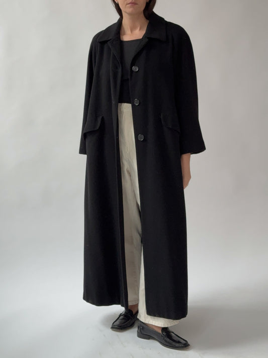 Vintage Cashmere Wool Overcoat