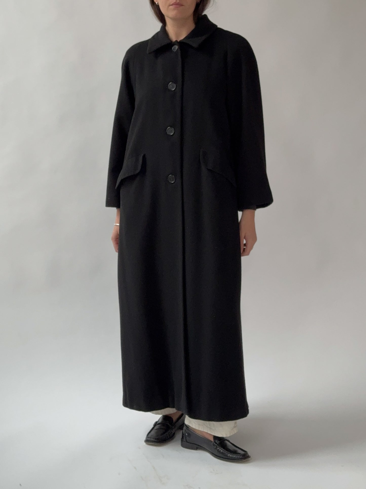 Vintage Cashmere Wool Overcoat