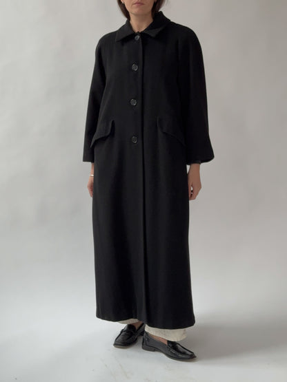 Vintage Cashmere Wool Overcoat