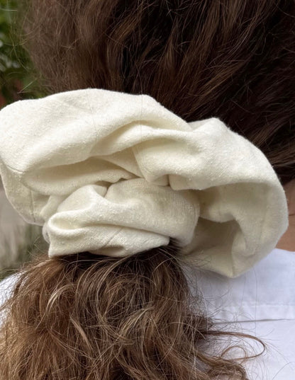 Raw Silk Scrunchie