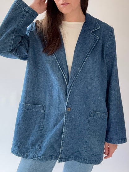 Vintage Denim Blazer