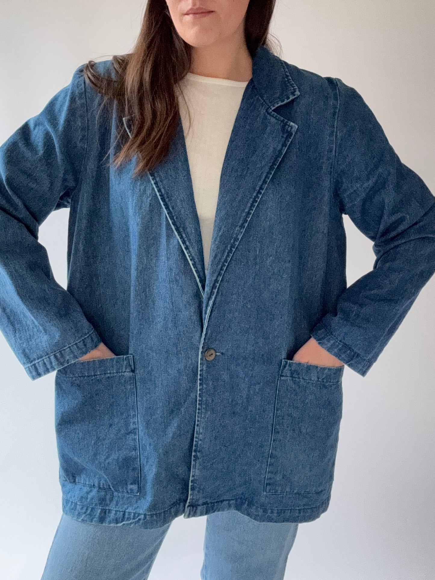 Vintage Denim Blazer