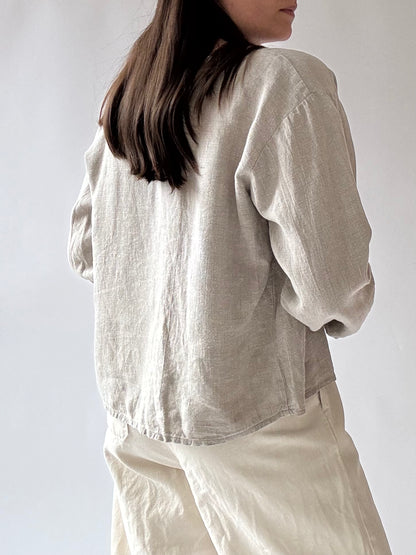 Vintage FLAX Linen Top