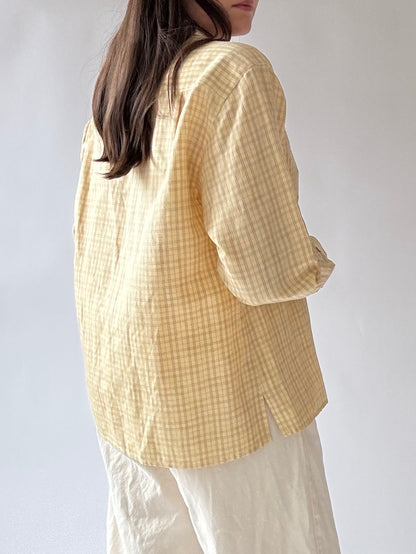 Vintage Silk Linen Shirt