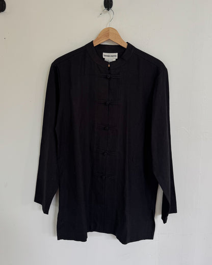 Linen Pankou Closure Jacket