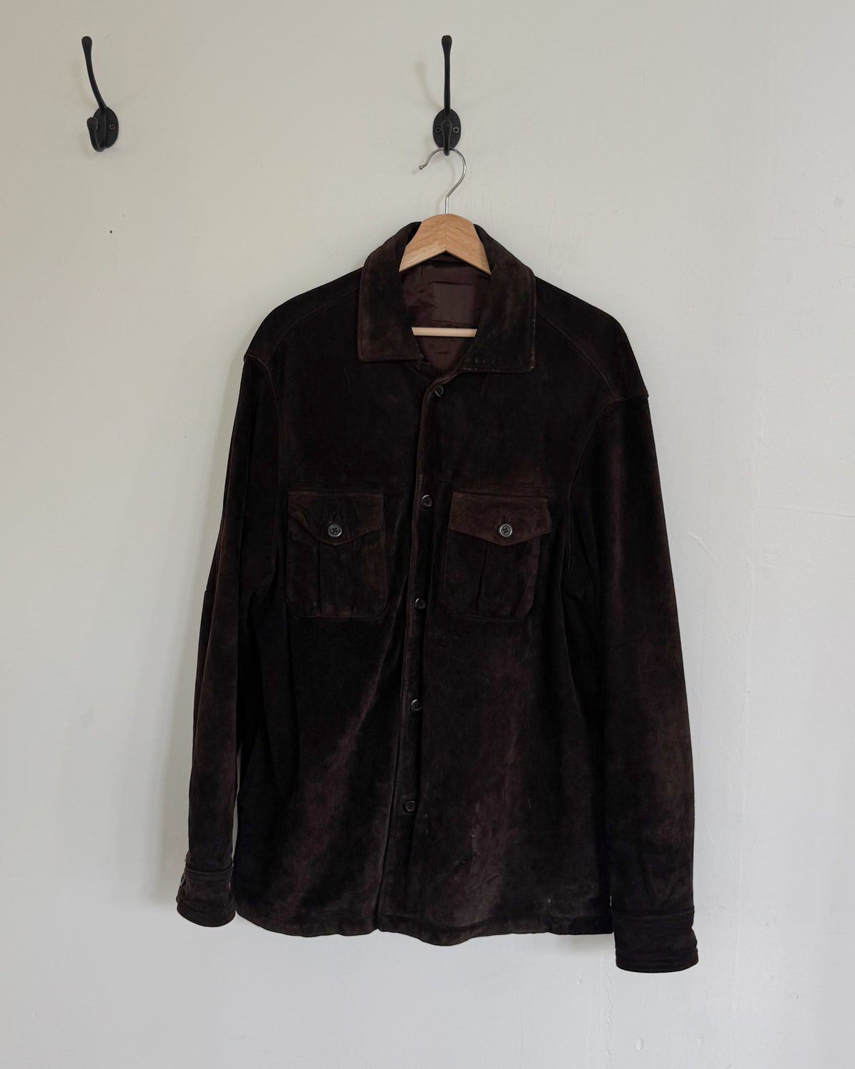 Suede Shirt Jacket